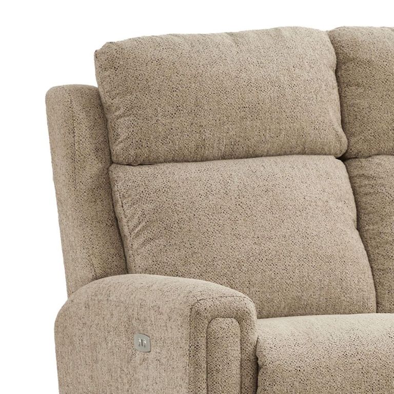 Mayfair Electric Recliner Sofa - 2 Seater - Beige - Fabric