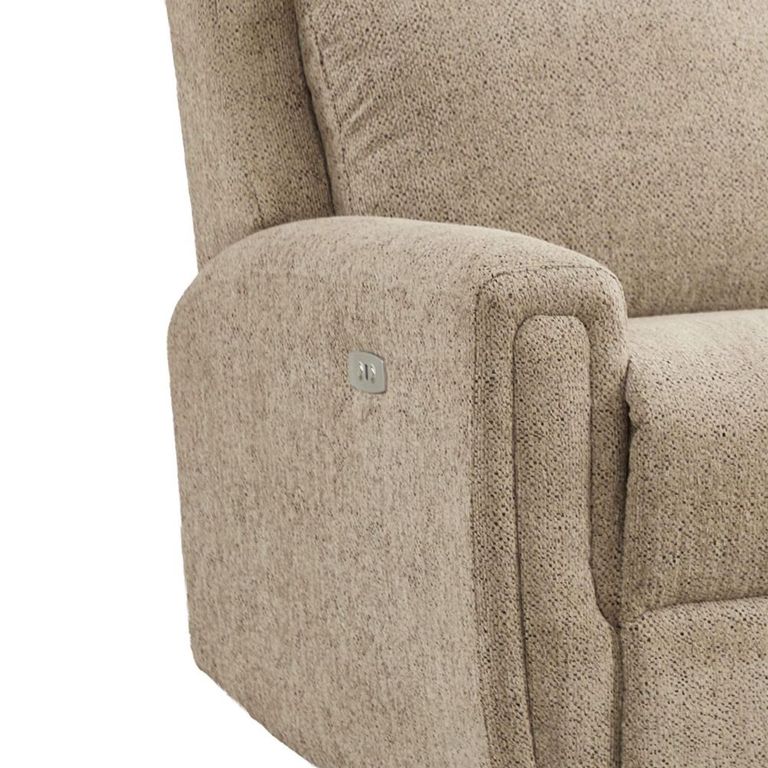 Mayfair Electric Recliner Sofa - 2 Seater - Beige - Fabric