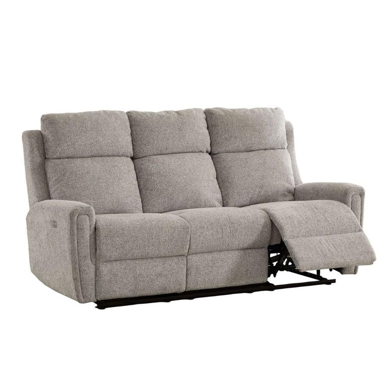 Mayfair Electric Recliner Sofa - 3 Seater - Ash Grey - Fabric