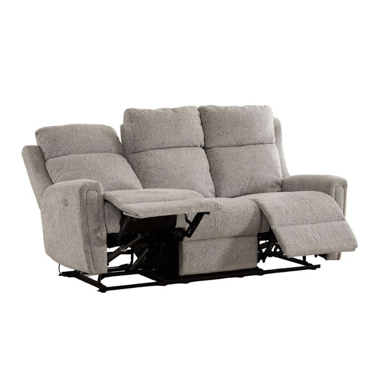 Mayfair Electric Recliner Sofa - 3 Seater - Ash Grey - Fabric