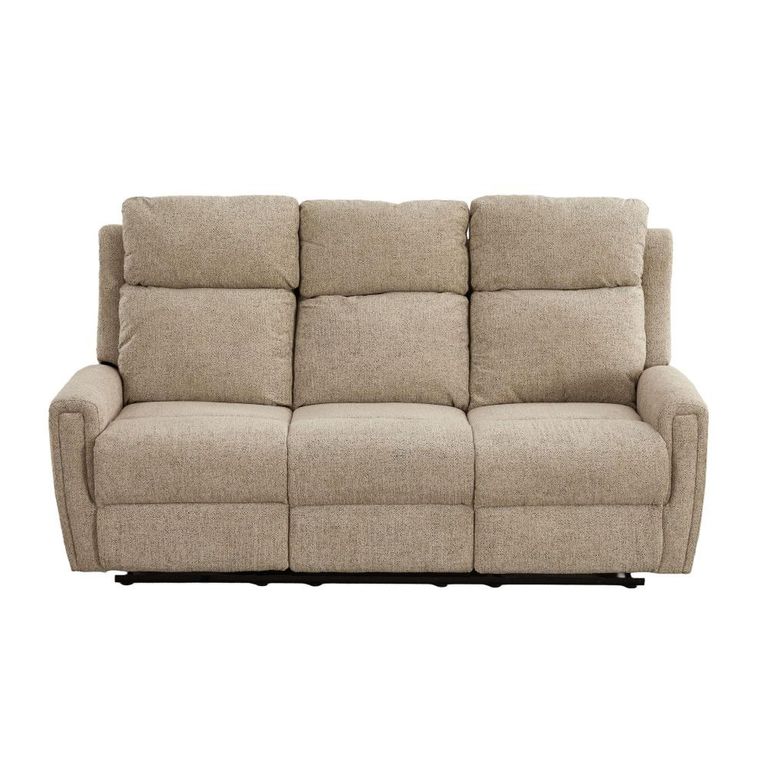 Mayfair Electric Recliner Sofa Suite - 3+1+1 Seater - Beige - Fabric