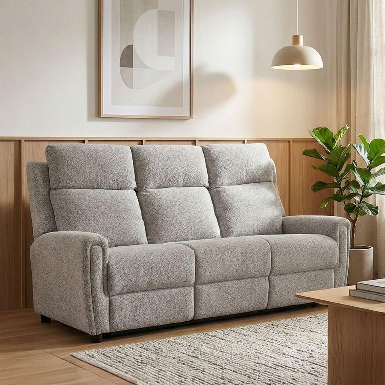 Mayfair Sofa - 3 Seater - Ash Grey - Fabric