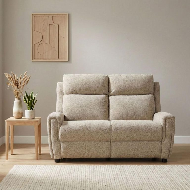 Mayfair Sofa - 2 Seater - Beige - Fabric
