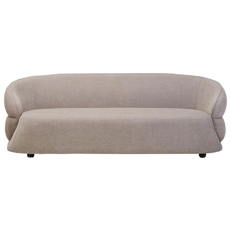 Daphne Sofa - 3 Seater - Taupe Chenille Fabric