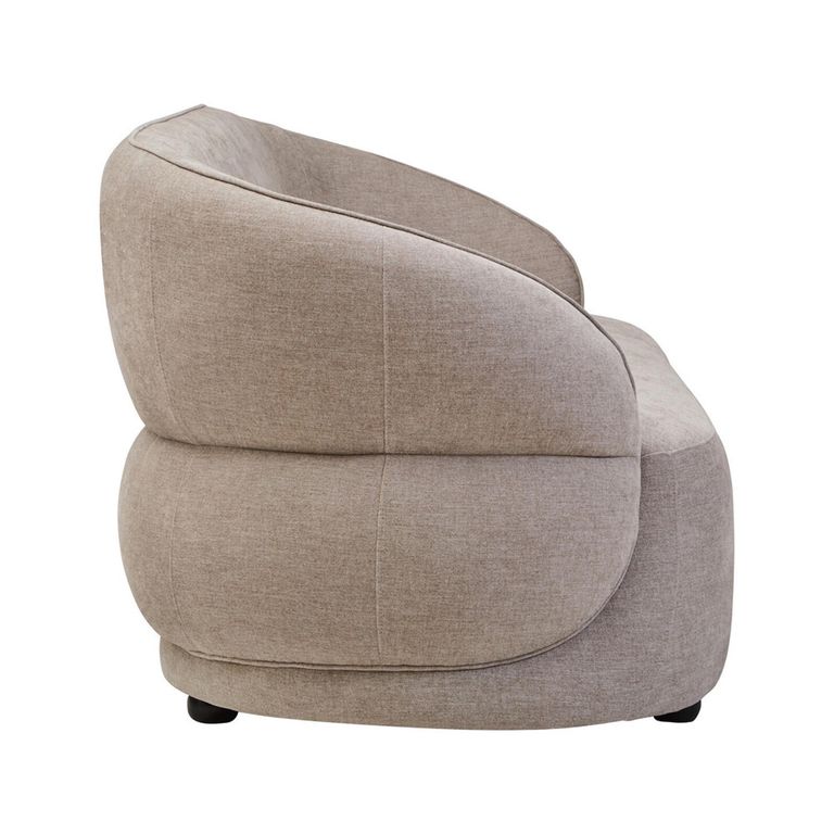 Daphne Sofa - 3 Seater - Taupe Chenille Fabric