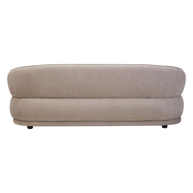 Daphne Sofa - 3 Seater - Taupe Chenille Fabric