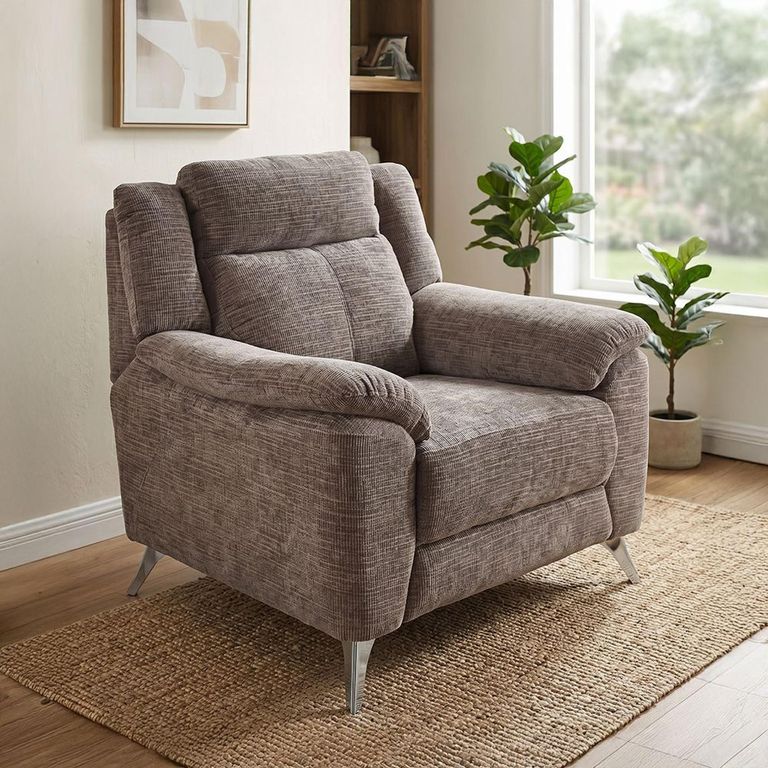 Monroe Armchair - Stone - Fabric