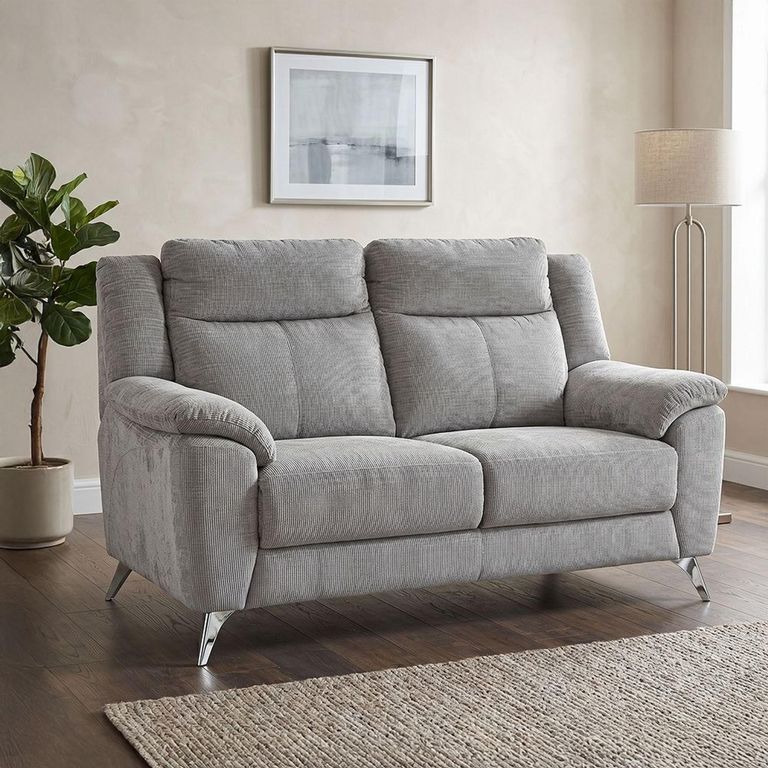 Monroe Sofa - 2 Seater - Ash Grey - Fabric