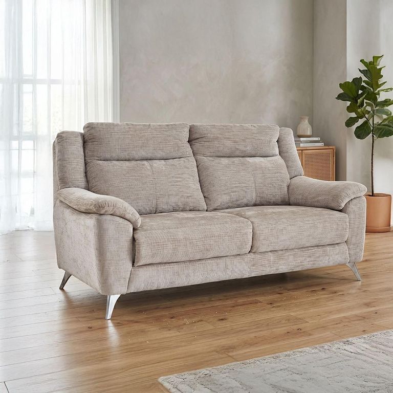 Monroe Sofa - 3 Seater - Fossil - Fabric