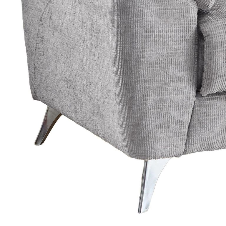 Monroe Sofa - 3 Seater - Ash Grey - Fabric