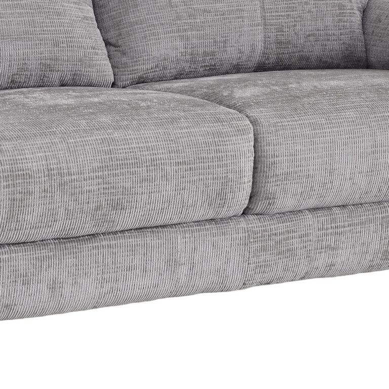 Monroe Sofa - 3 Seater - Ash Grey - Fabric
