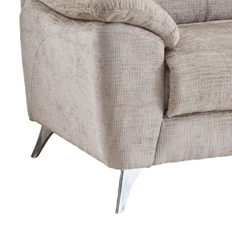 Monroe Sofa - 3 Seater - Fossil - Fabric
