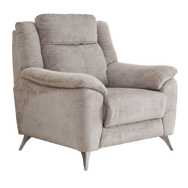 Monroe Sofa Suite - 3+1+1 Seater - Fossil - Fabric