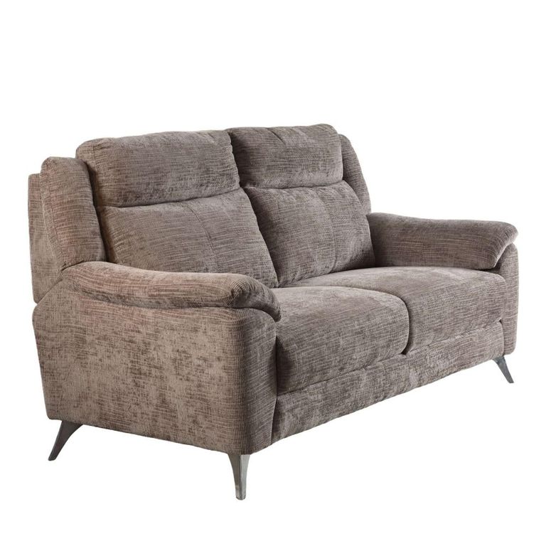 Monroe Sofa Suite - 3+1+1 Seater - Stone - Fabric