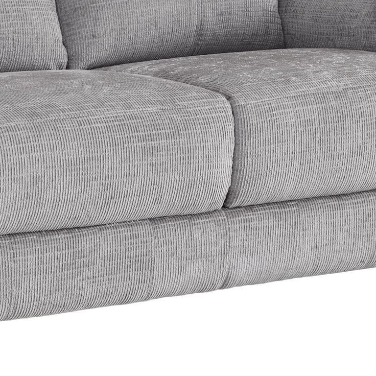 Monroe Sofa Suite - 3+2 Seater - Ash Grey - Fabric