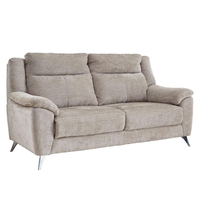 Monroe Sofa Suite - 3+2 Seater - Fossil - Fabric