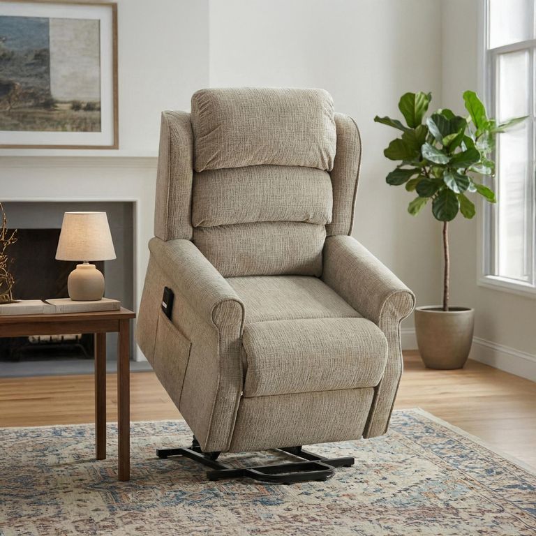 Regency Electric Lift & Tilt Armchair - Single Motor - Rabbit - Fabric