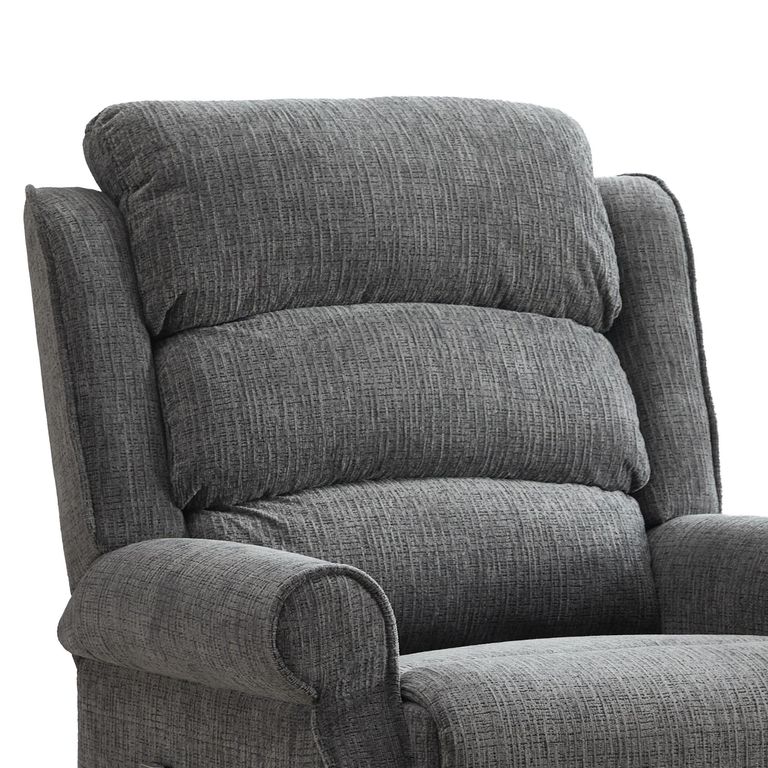 Regency Electric Lift & Tilt Armchair - Dual Motor - Anthracite - Fabric
