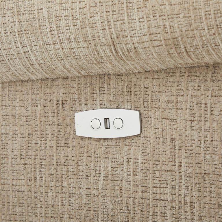 Regency Recliner Sofa - 2 Seater - Rabbit - Fabric