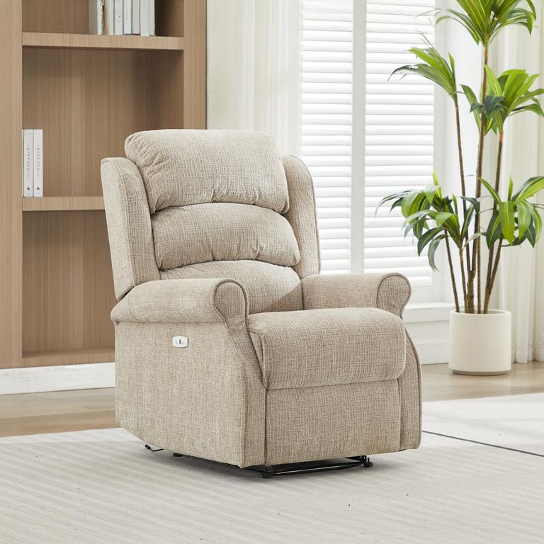 Regency Recliner Sofa Suite - 3+1+1 Seater - Rabbit - Fabric