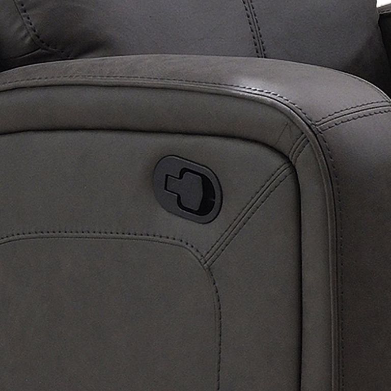 Silverton Recliner Armchair - Grey - Fabric