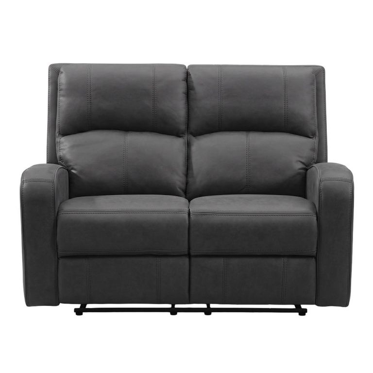 Silverton Recliner Sofa - 2 Seater - Grey - Fabric