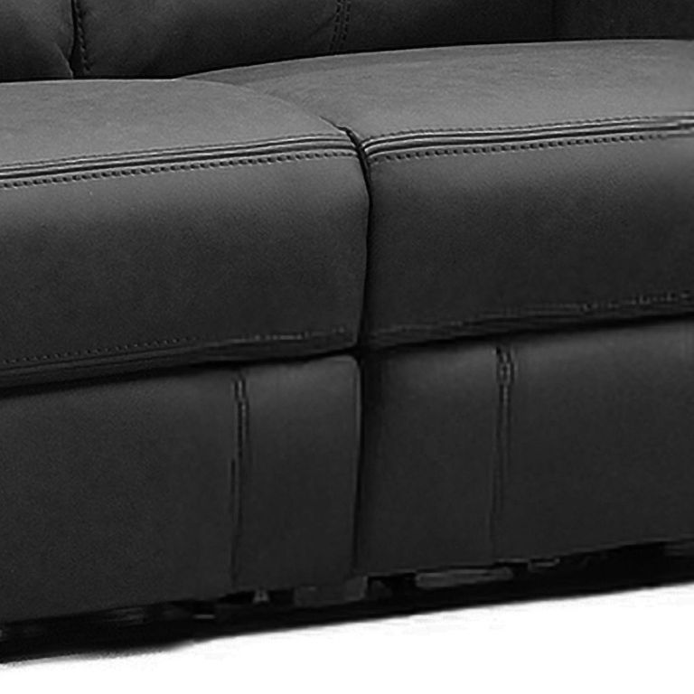 Silverton Recliner Sofa - 2 Seater - Grey - Fabric
