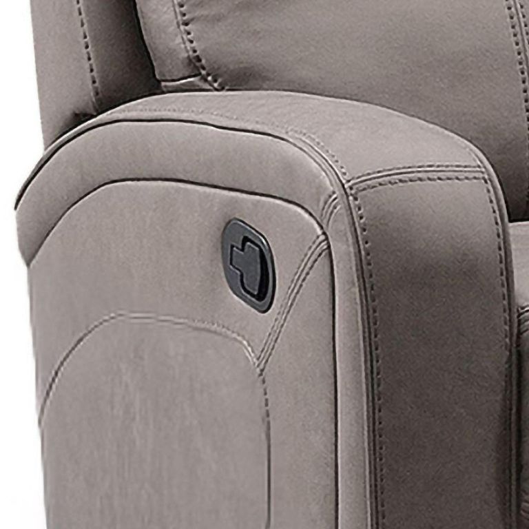Silverton Recliner Sofa - 2 Seater - Taupe - Fabric