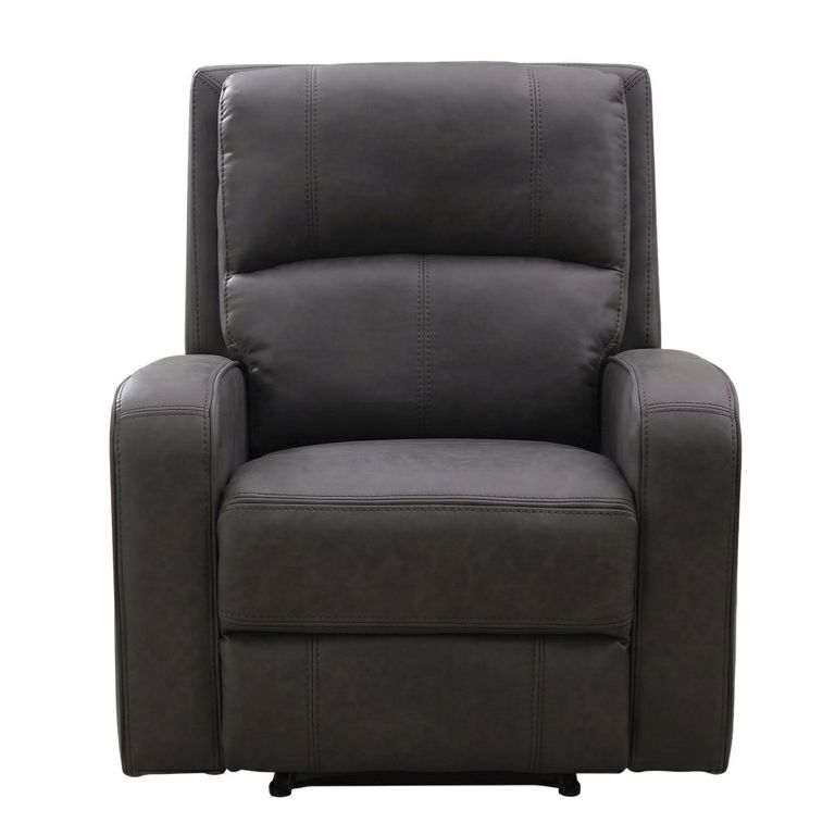 Silverton Recliner Sofa Suite - 3+1+1 Seater - with Storage Console - Grey - Fabric