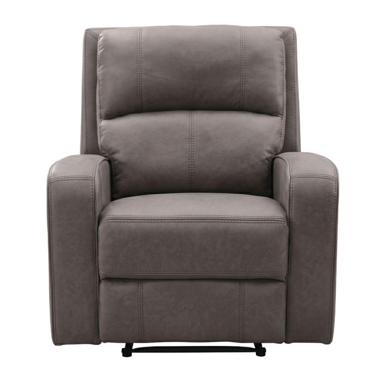 Silverton Recliner Sofa Suite - 3+1+1 Seater - with Storage Console - Taupe - Fabric