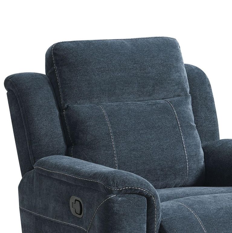 Somerton Recliner Armchair - Dark Grey - Fabric
