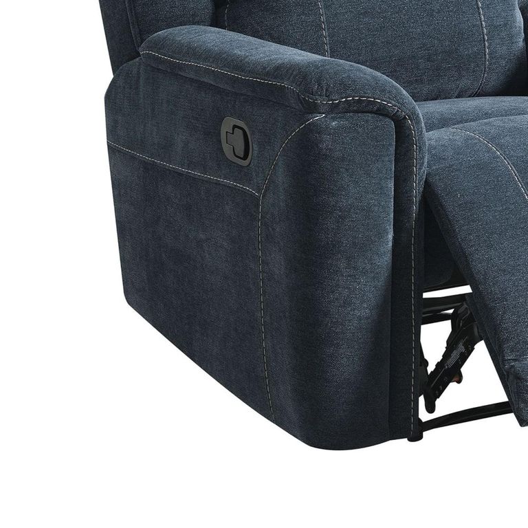 Somerton Recliner Armchair - Dark Grey - Fabric