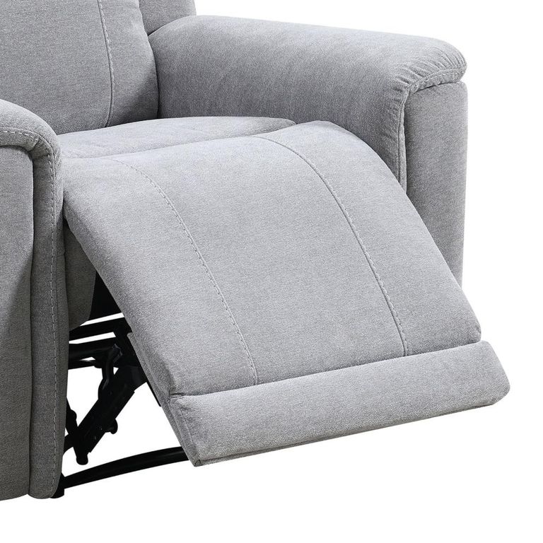 Somerton Recliner Armchair - Light Grey - Fabric