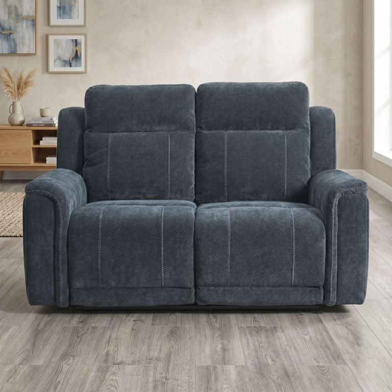 Somerton Recliner Sofa - 2 Seater - Dark Grey - Fabric