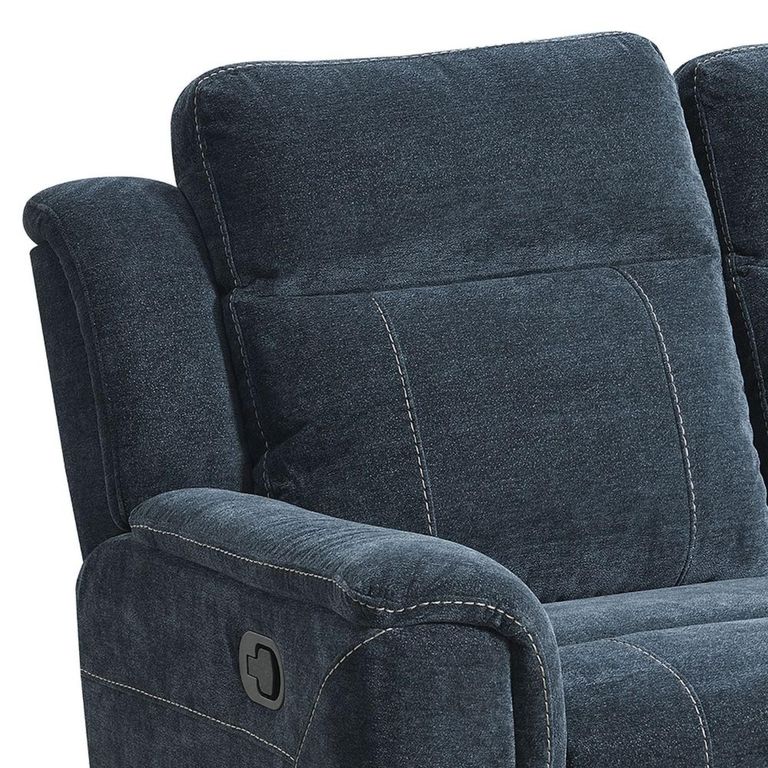 Somerton Recliner Sofa - 2 Seater - Dark Grey - Fabric