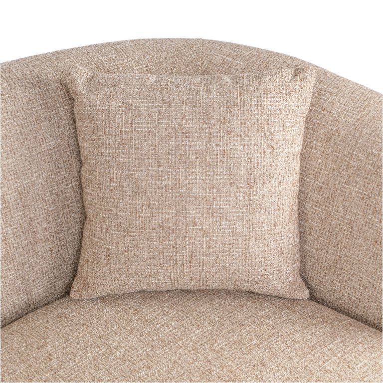 Luxandra Sofa - 3 Seater - Sand - Fabric