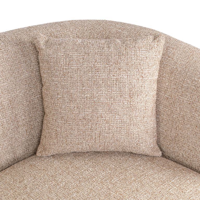 Luxandra Sofa - 3 Seater - Sand - Fabric