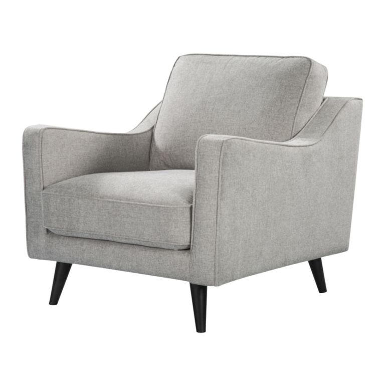 Daffy Armchair - Greige Linen - Fabric