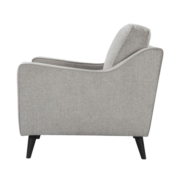Daffy Armchair - Greige Linen - Fabric