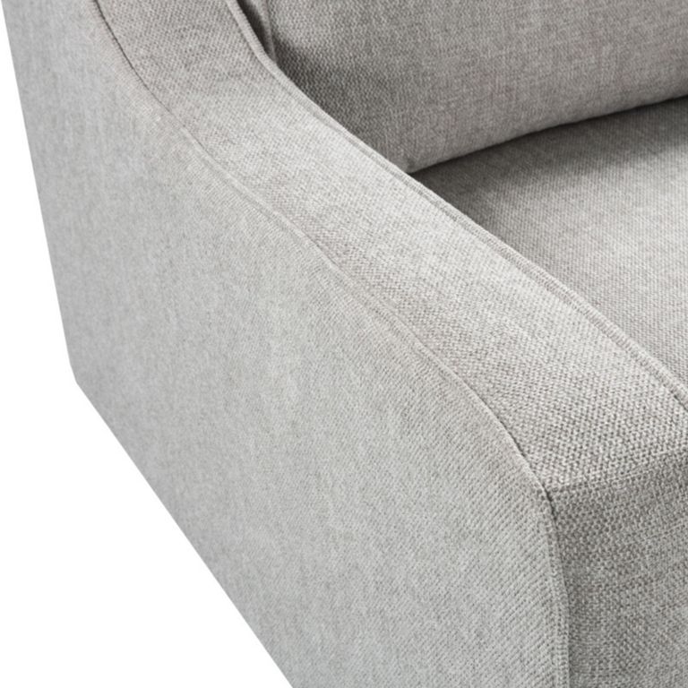 Daffy Armchair - Greige Linen - Fabric