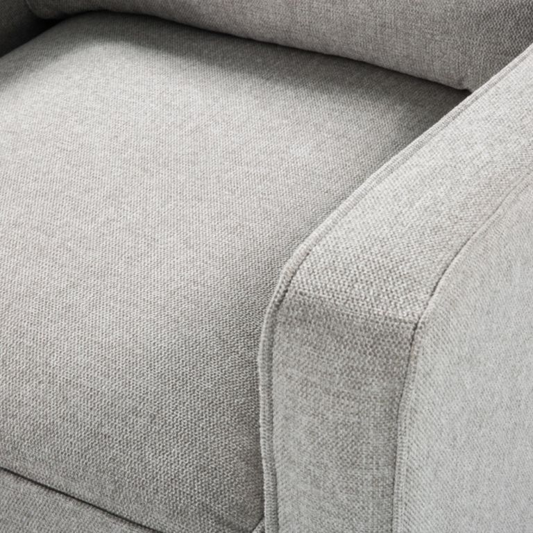 Daffy Armchair - Greige Linen - Fabric