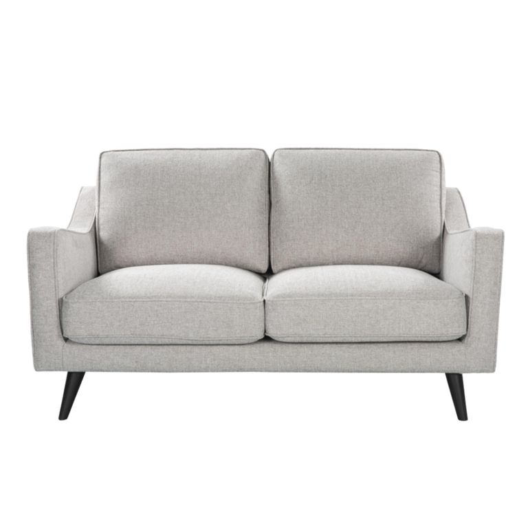 Daffy Sofa - 2 Seater - Greige Linen - Fabric