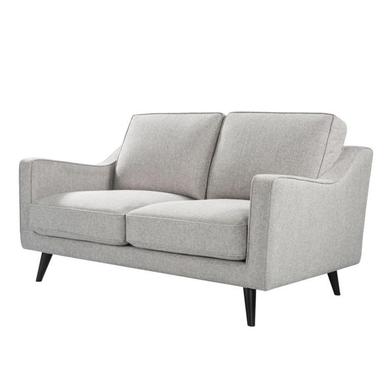 Daffy Sofa - 2 Seater - Greige Linen - Fabric