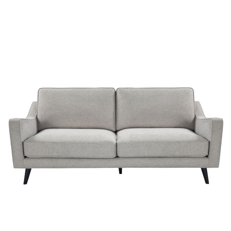 Daffy Sofa Suite - 2.5+2+1 Seater - Greige Linen - Fabric