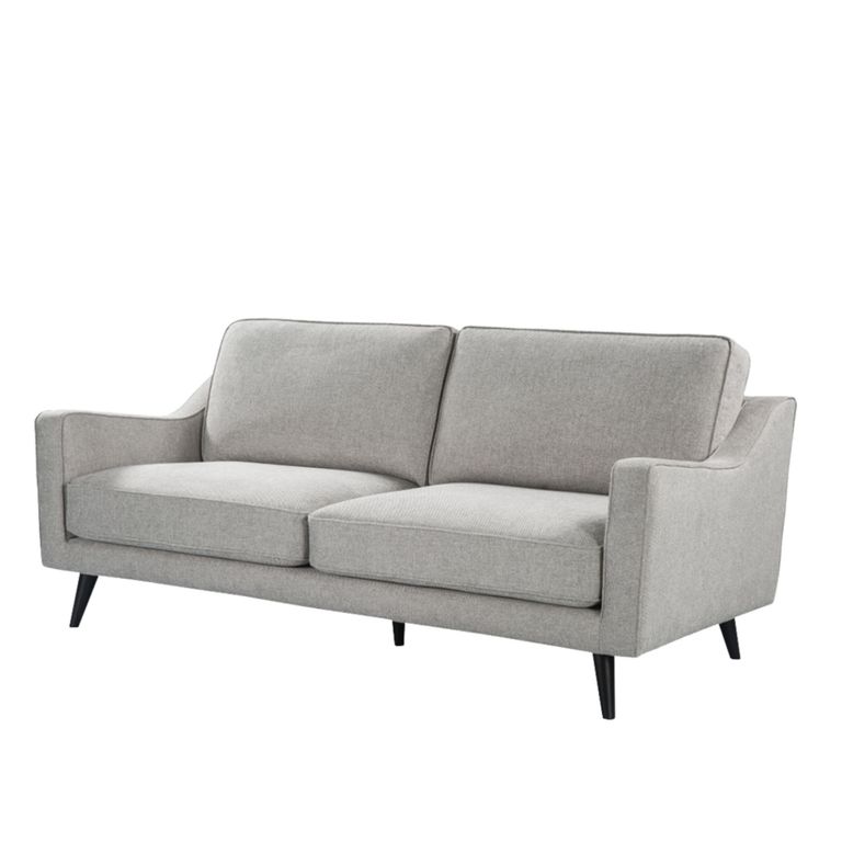Daffy Sofa Suite - 2.5+2+1 Seater - Greige Linen - Fabric