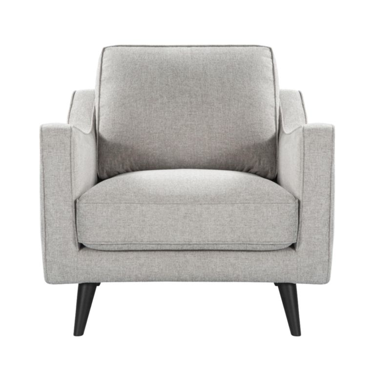 Daffy Sofa Suite - 2.5+2+1 Seater - Greige Linen - Fabric