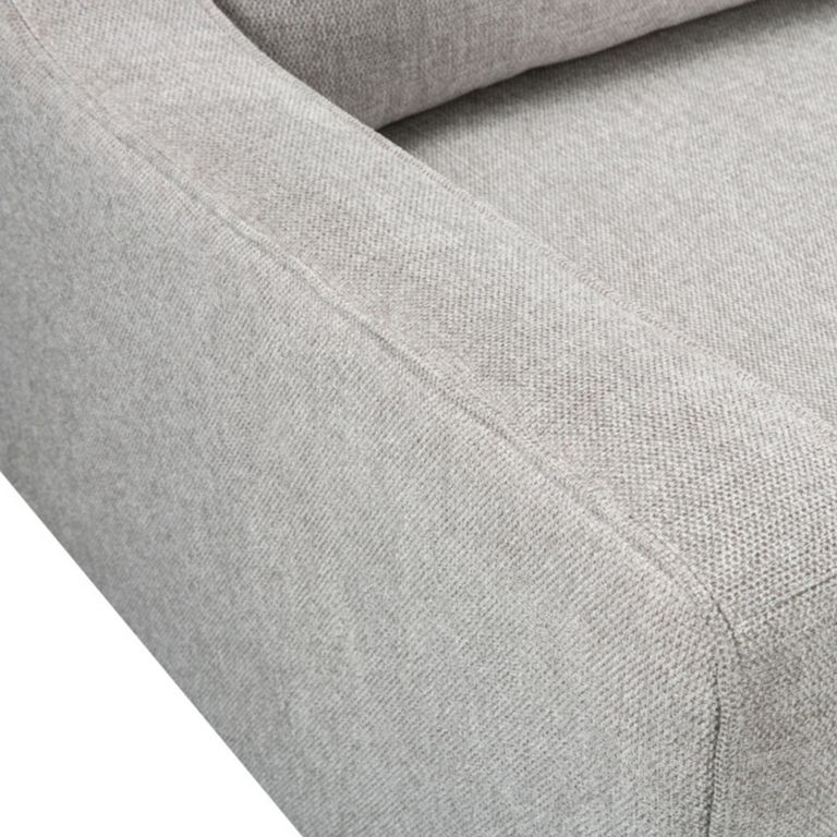 Daffy Sofa - 2.5 Seater - Greige Linen - Fabric