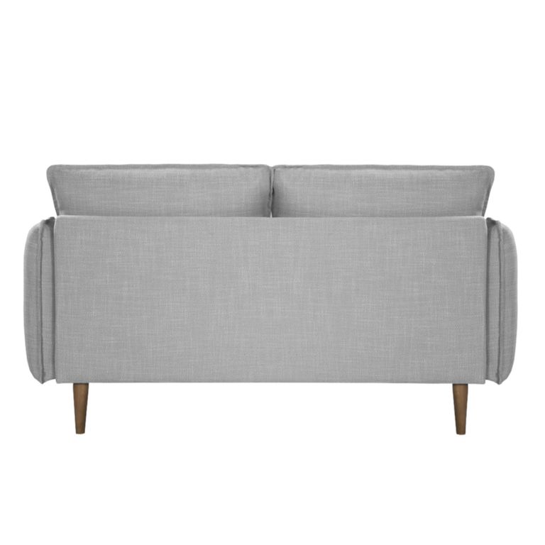 Louie Sofa - 2 Seater - Grey Linen - Fabric