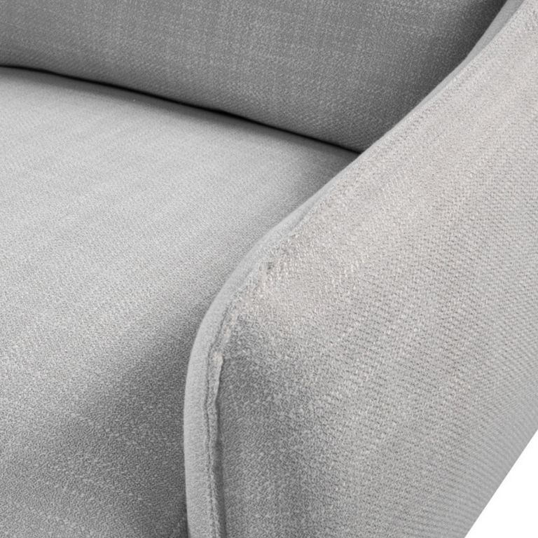 Louie Sofa - 2 Seater - Grey Linen - Fabric