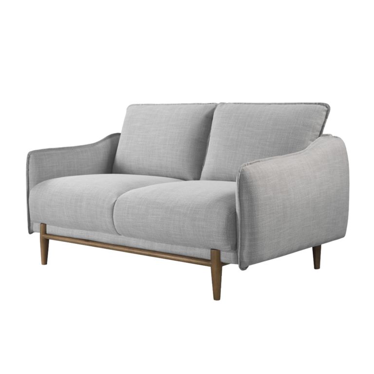 Louie Sofa Suite - 3+2+1 Seater - Grey Linen - Fabric